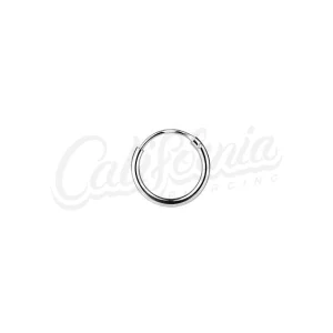 Argolla piercing lisa plateada 10mm