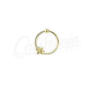 Argolla piercing bali  oro 10mm