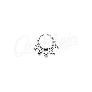 Septum Piercing jade