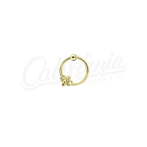 Argolla piercing bali oro 8mm
