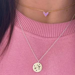 Cadena sagitario plata K-9