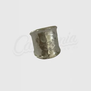 Anillo rústico adaptable plata