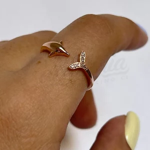 Anillo delfín adaptable