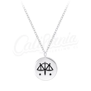 Collar libra plata