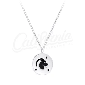 Collar capricornio plata