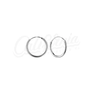 Argolla lisa plata 14mm