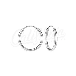 Argolla gruesa plata 20mm