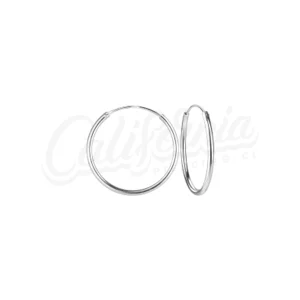 Argolla lisa plata 18mm