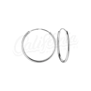 Argolla lisa plata 16mm