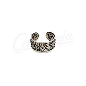 Ear cuff plata