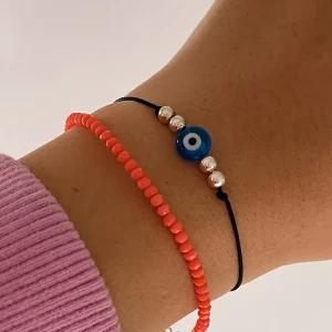 Pulsera de hilo adaptable – ojo turco K-12