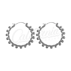 Argolla Especial balls plata 30mm