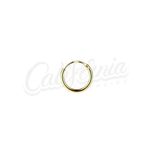 Piercing argolla lisa oro 10mm X-31