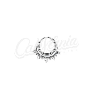 Septum piercing bisagra 10mm F-36