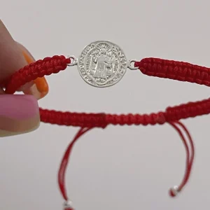 Pulsera de hilo adaptable - medalla