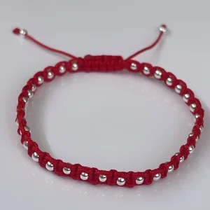 pulsera balls de hilo adaptable L-16